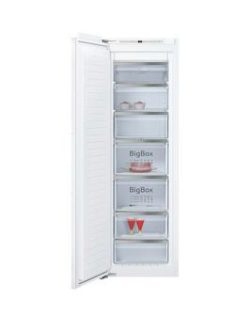 Neff Gi7813E30G 55Cm Frost Free Integrated Upright Freezer - White